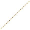 Gold Evil Eye Bead Bracelet