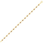 Gold Evil Eye Bead Bracelet