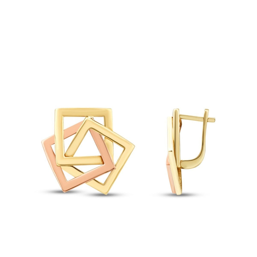 Gold Fashion Earrings