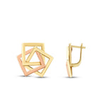 Gold Fashion Earrings