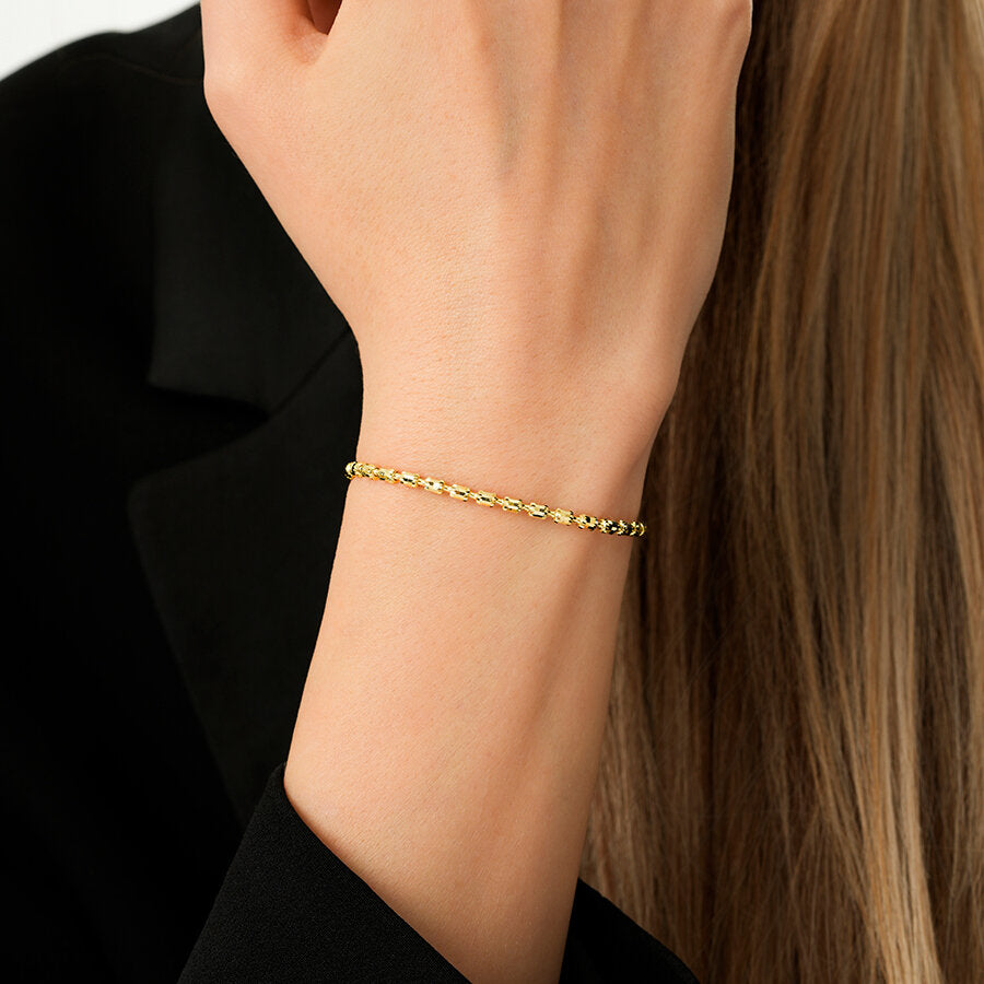 Gold Bead Bracelet