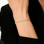 Gold Clasp Stone Bracelet