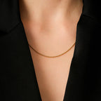 Gold Bead Chain Necklace