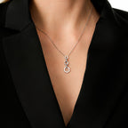 0,15 Carat Diamond Baguette Necklace