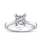 0,70 Carat Diamond Round Solitaire Engagement Ring