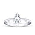 0,60 Carat Diamond Pear Solitaire Engagement Ring