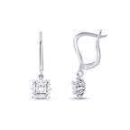 0,82 Carat Diamond Princess Earrings