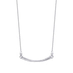 0,18 Carat Diamond Round Trend Necklace