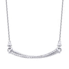 0,18 Carat Diamond Round Trend Necklace