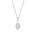 0.46 Carat Diamond Marquise Necklace
