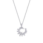 0,34 Carat Diamond Trend Baguette Necklace