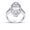 0,80 Carat Diamond Trend Baguette Ring