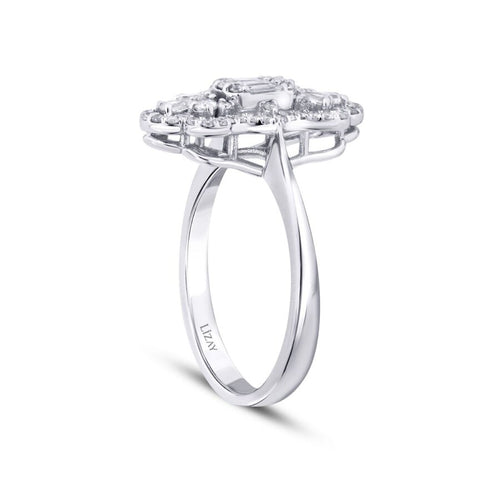 0.57 Carat Diamond Trend Baguette Ring