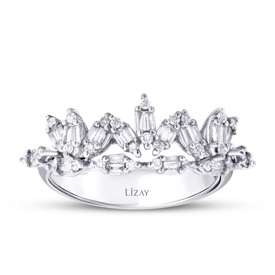 0,41 Carat Diamond Baguette Ring