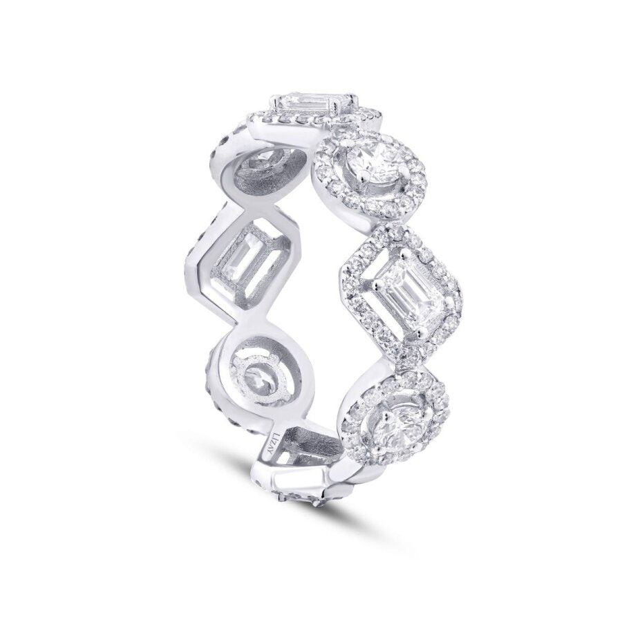 1,54 Carat Diamond Trend Eternity Ring