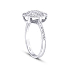 0,34 Carat Diamond Baguette Ring