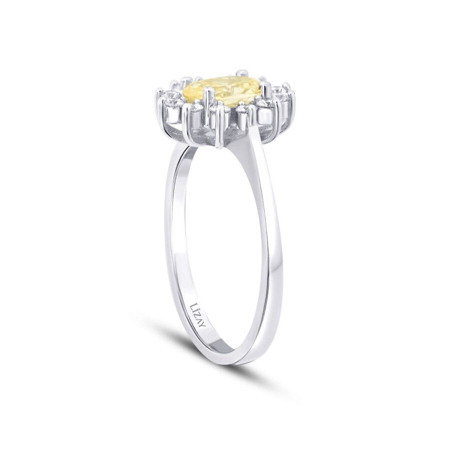 1,38 Carat Diamond Fancy Ring