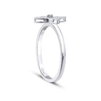 0,15 Carat Diamond Clover Ring