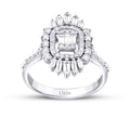 0,68 Carat Diamond Baguette Trend Ring