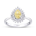1,88 Carat Diamond Fancy Ring