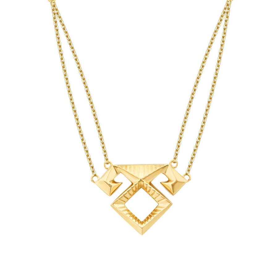 Gold Necklace with Elibelinde Motif