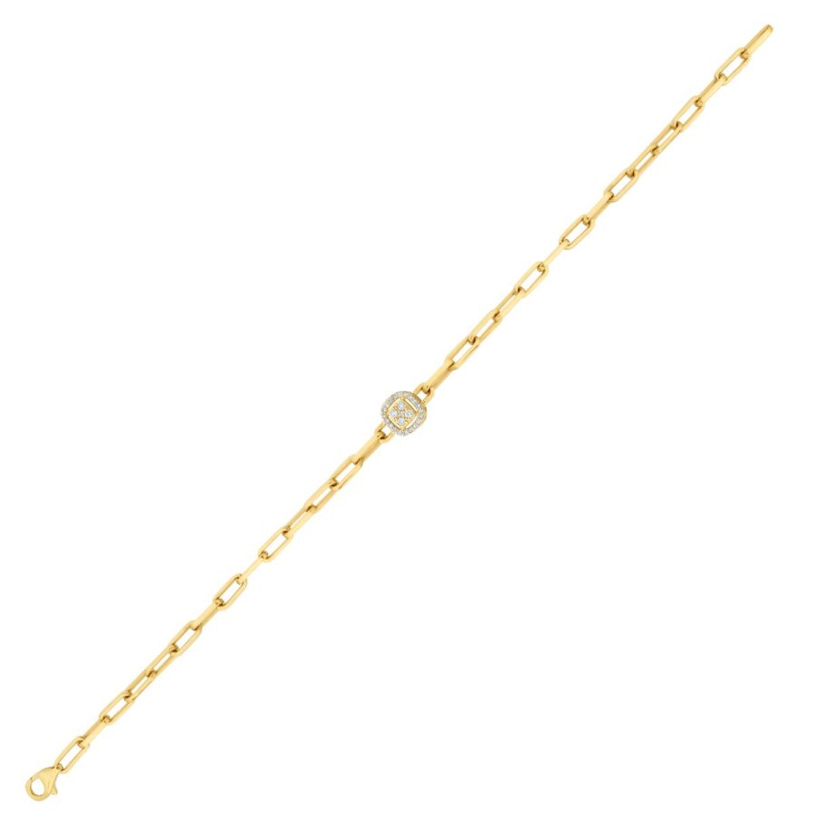 0,12 Carat Diamond Round Bracelet