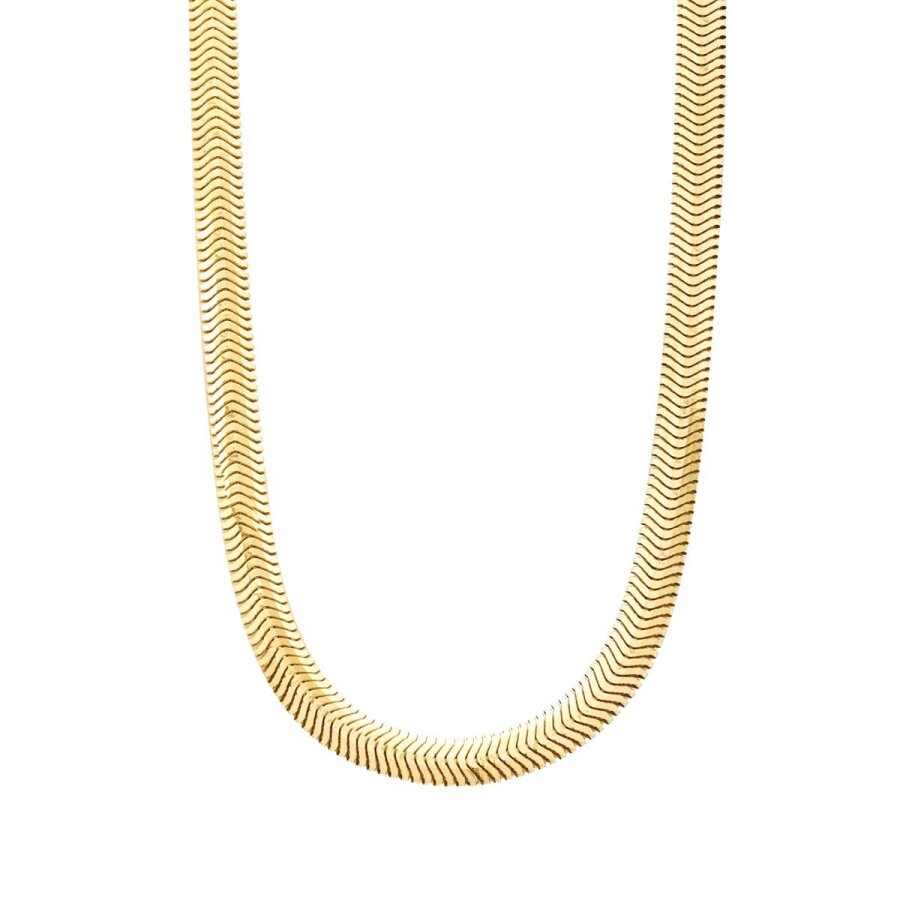 Gold Snake Chain Necklace