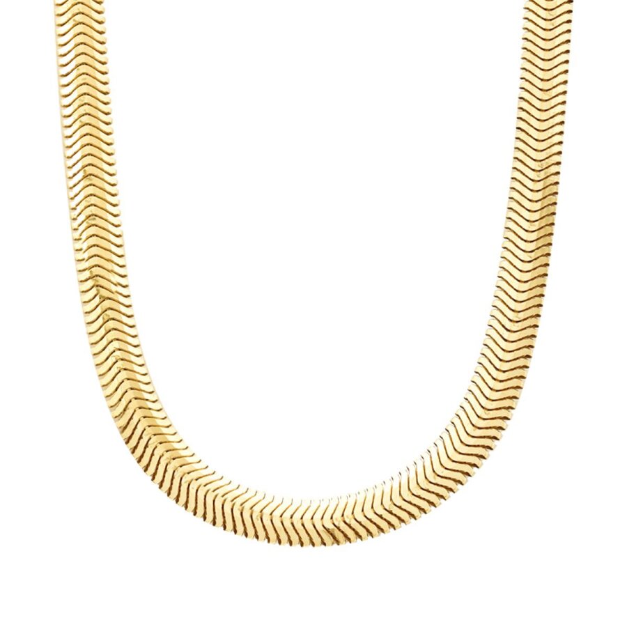 Gold Snake Chain Necklace