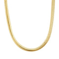 Gold Snake Fine Chain Necklace