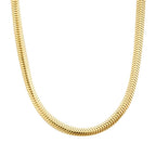 Gold Snake Fine Chain Necklace
