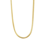 Gold Snake Fine Chain Necklace