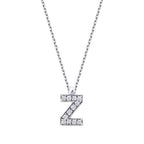 0,07 Carat Diamond Z Letter Necklace