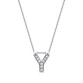 0,05 Carat Diamond Y Letter Necklace