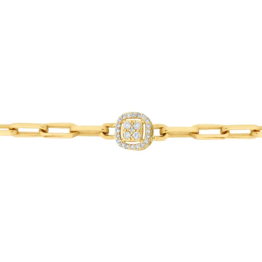 0,12 Carat Diamond Round Bracelet