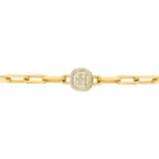 0,12 Carat Diamond Round Bracelet