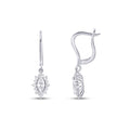 0,88 Carat Diamond Marquise Earrings