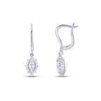0,88 Carat Diamond Marquise Earrings