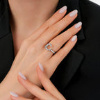 0,28 Carat Diamond Baguette Trend Ring