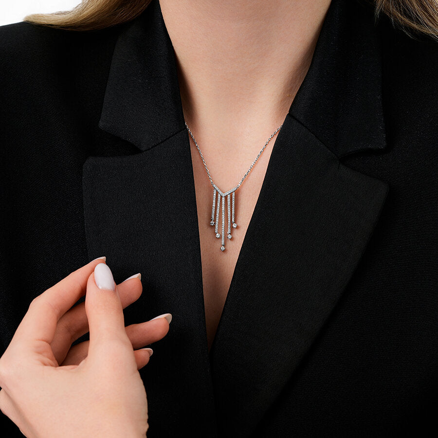 0,67 Carat Diamond Necklace
