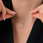 0,10 Carat Diamond Effect Trend Necklace