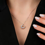 0,34 Carat Diamond Trend Baguette Necklace