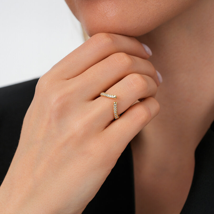 0,31 Carat Diamond Trend Ring