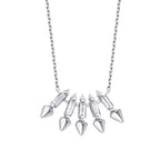 0,10 Carat Diamond Baguette Trend Necklace