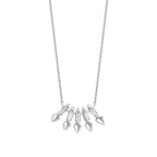 0,10 Carat Diamond Baguette Trend Necklace