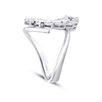 0,52 Carat Diamond Leaf Trend Ring