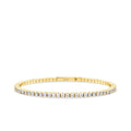 Gold Tennis Clasp Bracelet