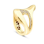 Gold Geometric Trend Ring