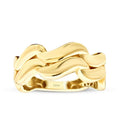Gold Curved Trend Ring