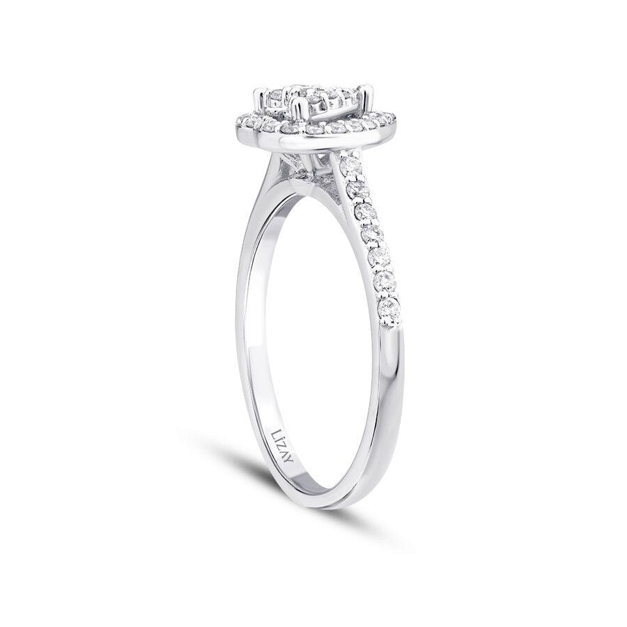 0,37 Carat Diamond Trend Ring
