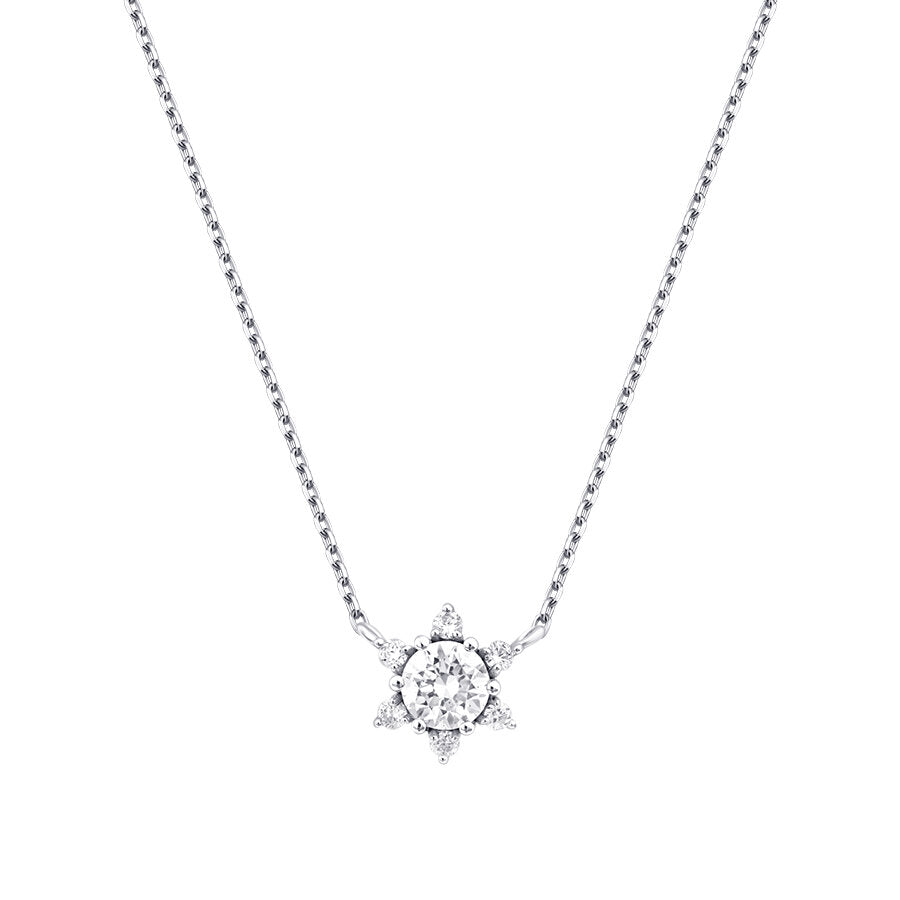 0,29 Carat Diamond Solitaire Necklace